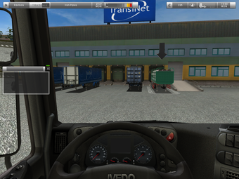 Användargränssnittet i German Truck Simulator